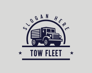 Trucking Cargo Vehicle logo design