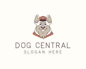 Captain Dog Pet logo design