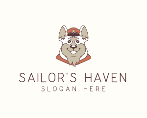 Captain Dog Pet logo design