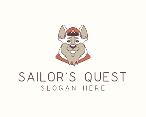 Captain Dog Pet logo design