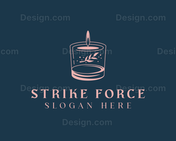 Scented Floral Candle Logo