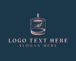 Scented Floral Candle Logo