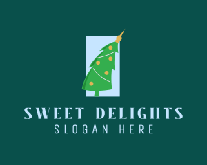 Holiday Christmas Tree Logo