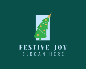 Holiday Christmas Tree logo