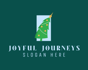 Holiday Christmas Tree logo