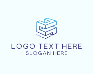 Gradient Construction Block logo