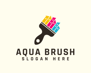 Paint Brush House logo design