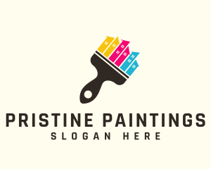 Paint Brush House logo design