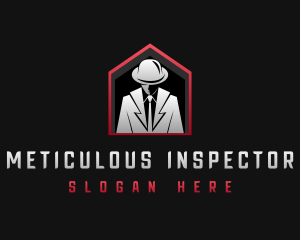 Mysterious Investigator Mobster logo design