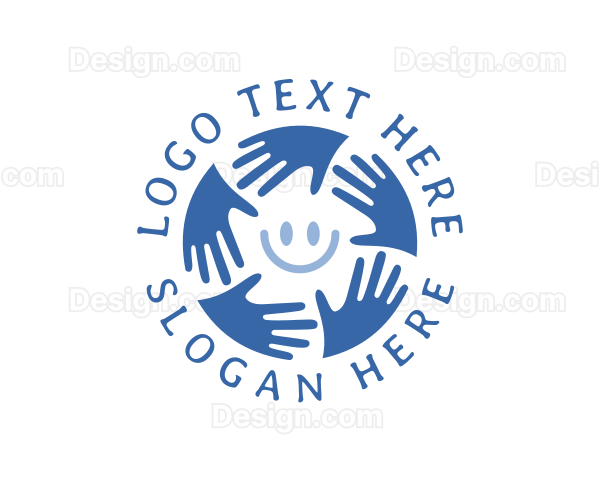 Happy Charity Hands Logo