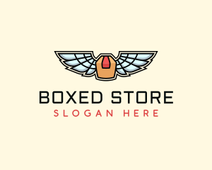 Wing Box Logistic logo design