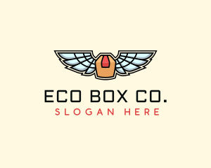 Wing Box Logistic logo design