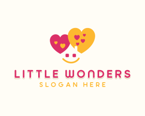 Heart Smile Preschool logo design