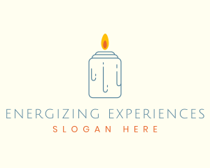 Aromatic Candle Flame logo