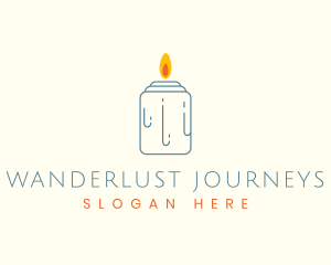 Aromatic Candle Flame logo