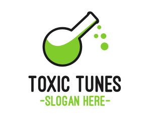 Toxic Green Poison logo design