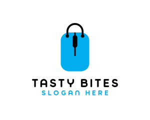 Shopping Tag Bag Logo