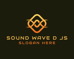 Tech Infinity Wave logo design