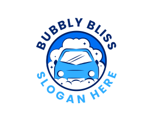 Bubble Car Wash logo design