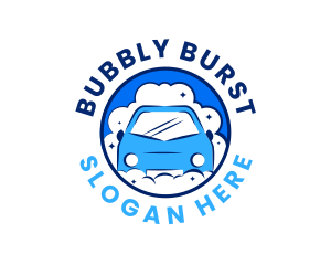 Bubble Car Wash logo design