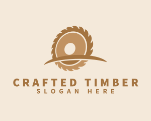 Saw Tool Woodcraft logo design