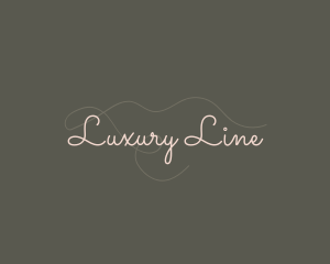 Beauty Fashion Line Business logo design