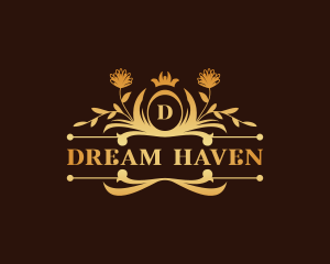 Luxury Floral Haven logo design