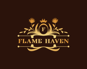 Luxury Floral Haven logo design