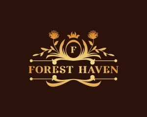 Luxury Floral Haven logo design