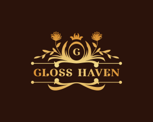 Luxury Floral Haven logo design