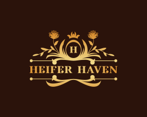 Luxury Floral Haven logo design