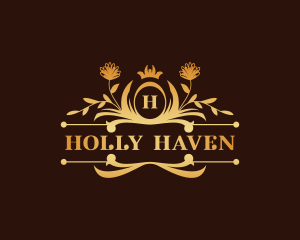 Luxury Floral Haven logo design