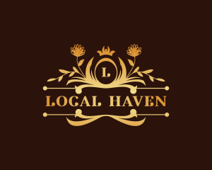 Luxury Floral Haven logo design