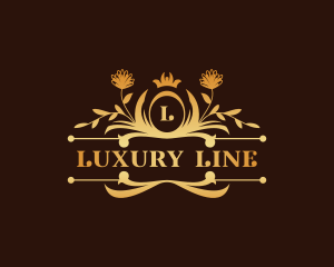 Luxury Floral Haven logo design