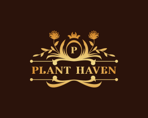 Luxury Floral Haven logo design