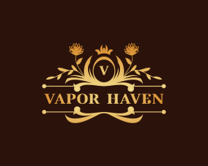 Luxury Floral Haven logo design