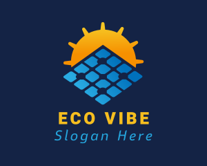 Sustainable Solar Panel  logo