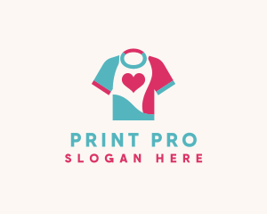 Heart Shirt Printing  logo