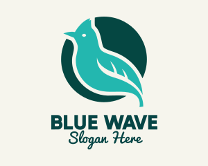 Blue Bird Perched logo