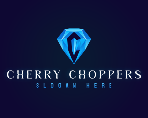 Premium Crystal Diamond logo design