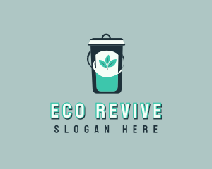 Leaf Trash Bin Disposal logo