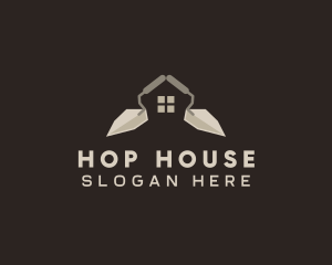 House Trowel Construction logo design