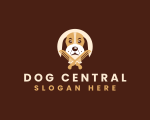 Dog Animal Groom logo design