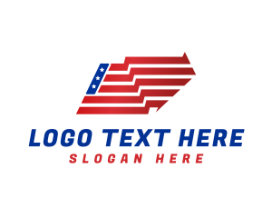 America Flag Logistics logo