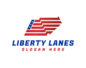 America Flag Logistics logo