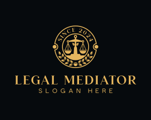 Attorney Law Notary logo design