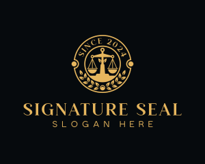 Attorney Law Notary logo