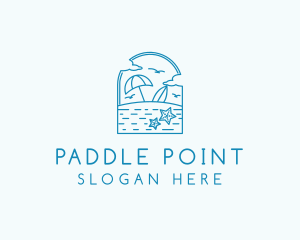 Vacation Beach Resort logo design