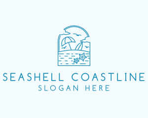 Vacation Beach Resort logo design