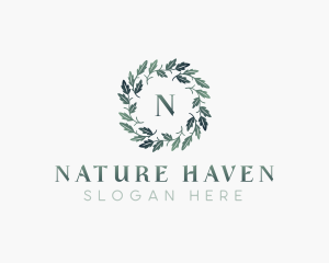 Wellness Nature Salon logo design